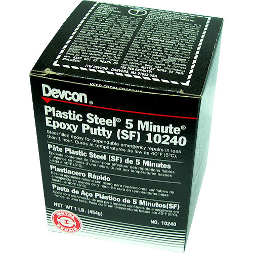 데브콘 10240 플라스틱 스틸 5분 경화 1Box (4개입)